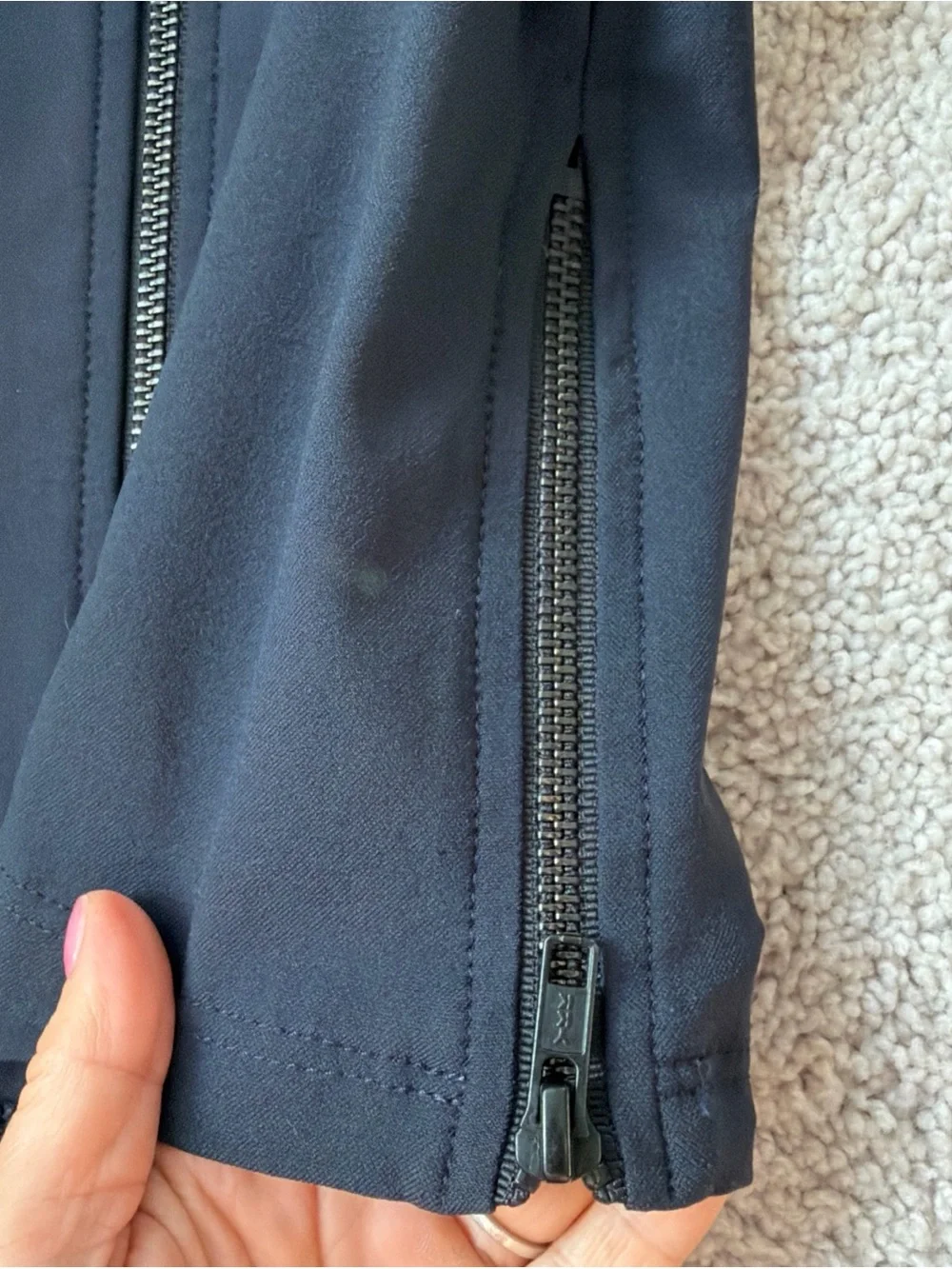 Charles Ancona Women’s Full Zipper Training Equestrian Jacket Blue Size S NWOT